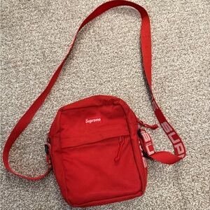 Supreme red crossbody Bag/ Free with any guy stuff purchase over $100